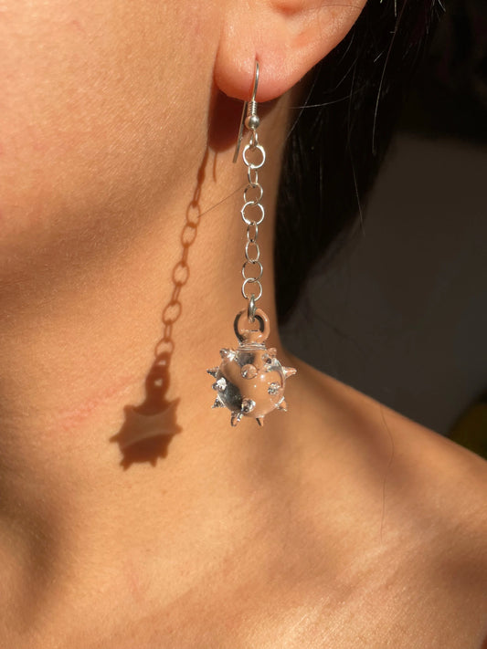 Club + Mace Earrings