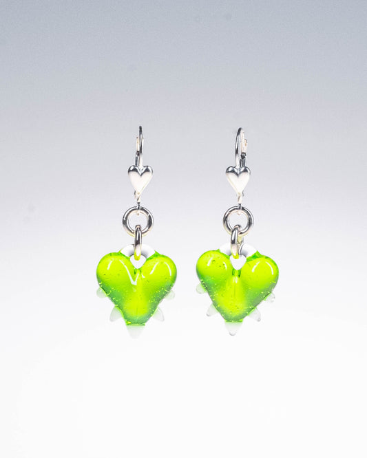 Spiky Heart Earrings
