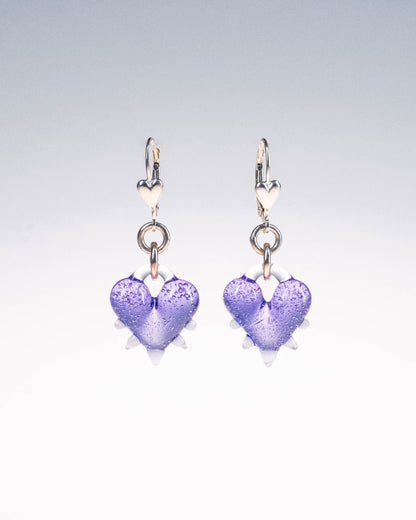 Spiky Heart Earrings