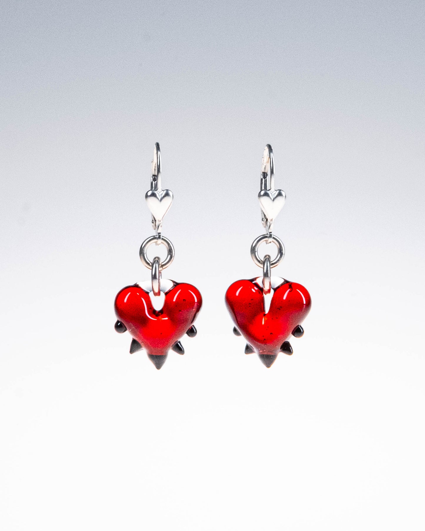 Spiky Heart Earrings
