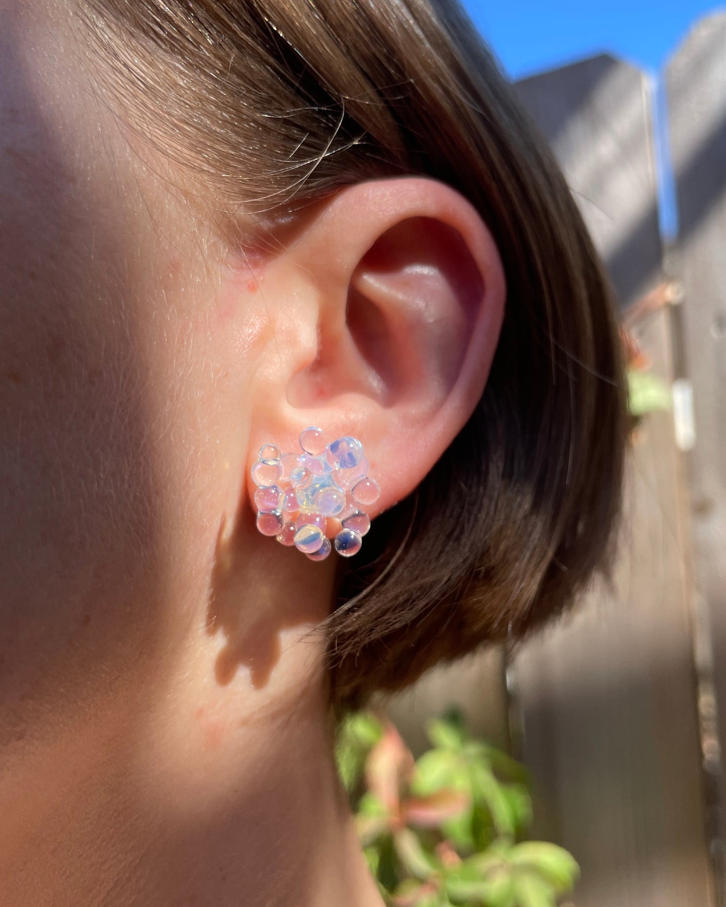 Caviar Glass Earrings