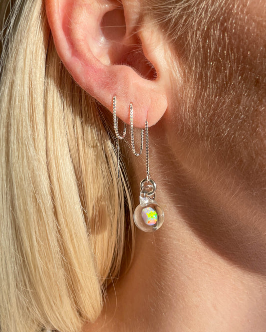 Opal Threader Earrings